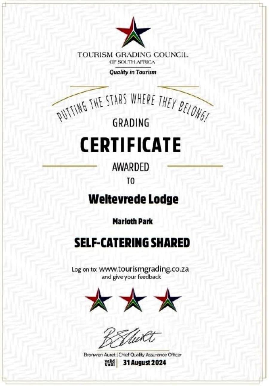 Weltevrede Lodge - Self Catering Houses 玛洛斯帕克 外观 照片